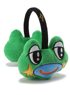 官方正品KAGA【A gift from froggy】艺术趣味毛绒保暖造型耳罩