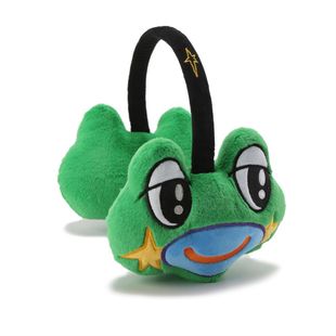 官方正品KAGA【A gift from froggy】艺术趣味毛绒保暖造型耳罩