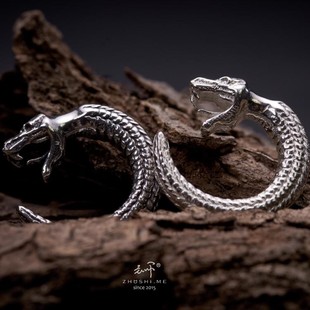 主师原创冷淡风欧美蛇形耳环夸张个性简约耳廓灵蛇耳骨夹耳饰包邮