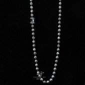 主师原创设计魔灵之间圆珠纯银项链