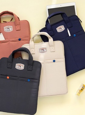 韩国ro**ne笔记本电脑包女手提14寸13.3/11寸/12.9平板电脑键盘包