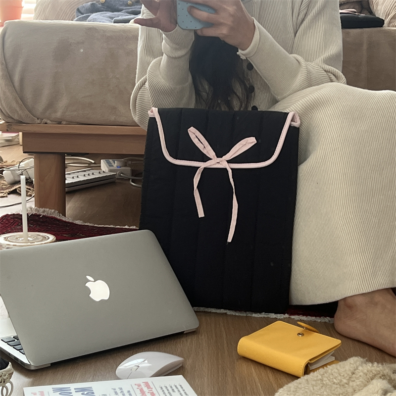 百搭粉色平板电脑包收纳笔记本