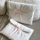 13笔记本平板电脑包 芭蕾风粉色蝴蝶结夹棉11 韩国新款 ins博主同款