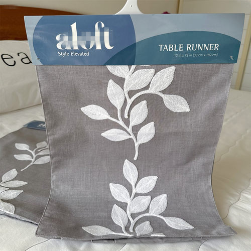 出口外贸原单布艺长条桌旗