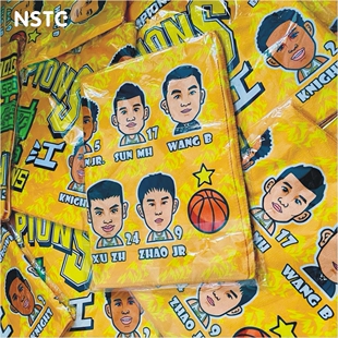 2025CBA浙江广厦总冠军纪念运动毛巾手幅篮球迷周边用品原创卡通