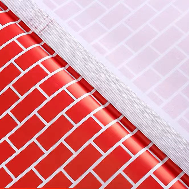 砖瓦纸 灵房铜版纸花纸扎彩纸 灵屋纸 灵房制作花纸批发