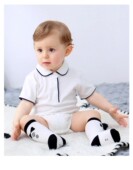 纯棉包屁衣三角哈衣男宝宝翻领百搭打底衣1 夏季 新生婴儿短袖 18月