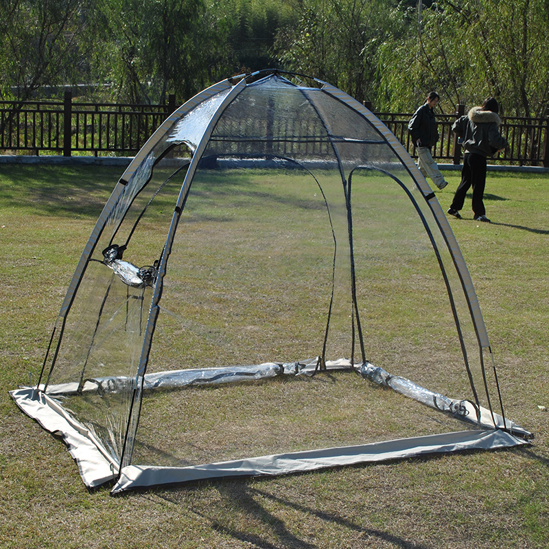 冬季透明钓鱼帐篷1-2人网红阳光房防寒保暖保温庭院户外装备