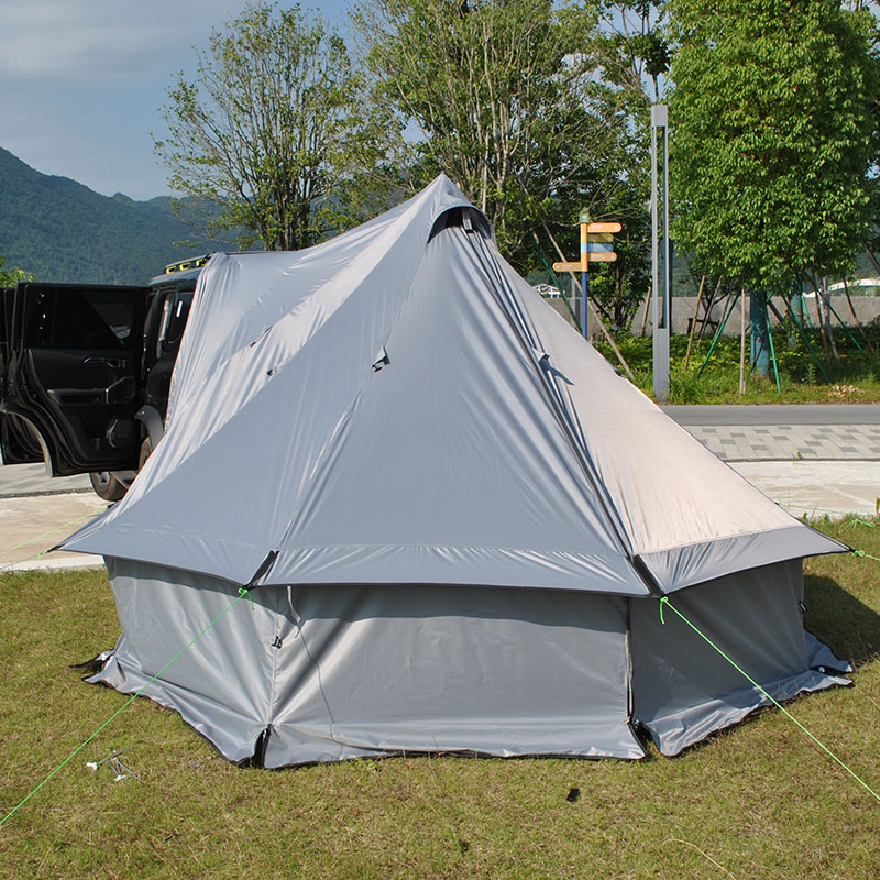 自驾游专用8人蒙古包帐篷易搭建车尾帐可拆卸防潮帐底
