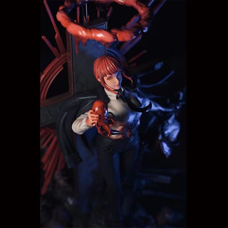 玛奇玛手办gk电锯人链锯人电锯侠坏女人美少女摆件模型大雕像景品