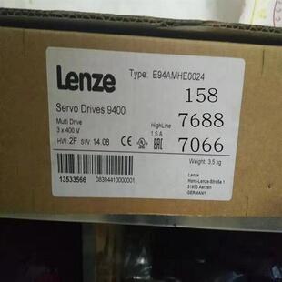 Lenze驱动器E94AMHE 0024 0034 0044 0074 0094 0134 017询价