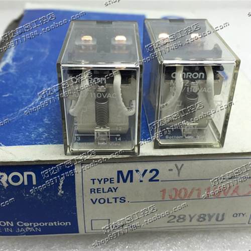 原装正品 欧姆MRON 中间继电器 MY2-Y AC100/110V 现货全新