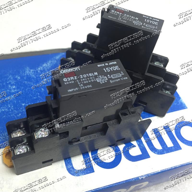 G3RZ-201SLN + P2RF-05 DC24V DC12V 欧姆龙固态继电器 现货正品