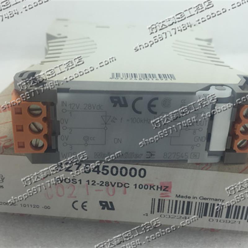 全新正品 魏德米勒 信号隔离器 8275450000 WOS1 12-28VDC 现货