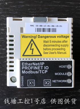 ABB 变频器EtherNet通讯模块 FENA-21-M 总线配接器FENA21M