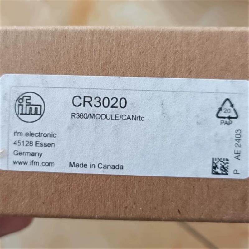 全新原装正品ifm易福门 CAN接口实时时钟模块 CR3020