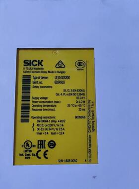 SICK安全继电器UE10-30S3D0全新原装正品624918现货 西克德国进口