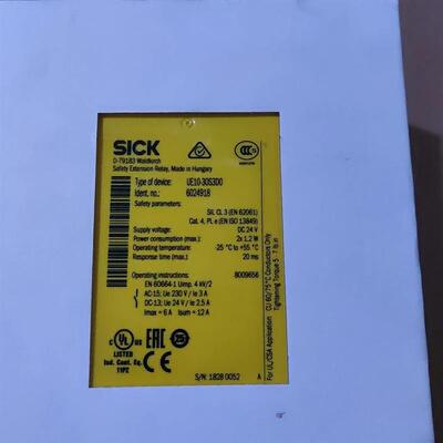 SICK安全继电器UE10-30S3D0全新原装正品624918现货 西克德国进口