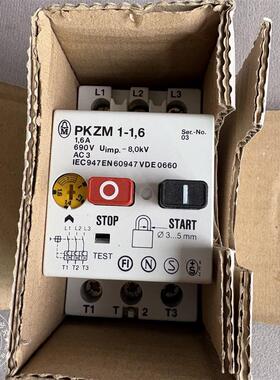 全新原装德国金钟穆勒马达保护器PKZM1-1.6
