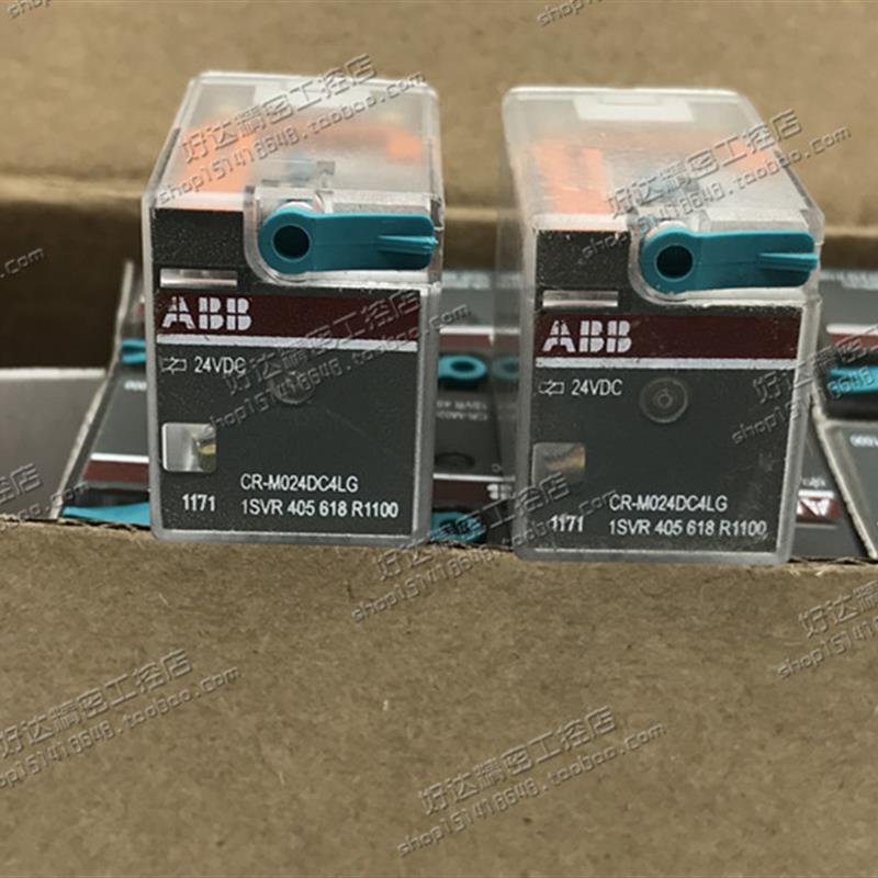 CR-M024DC4LG DC24V 原装ABB 继电器 CR-M024DC4LG 现货销售 带灯
