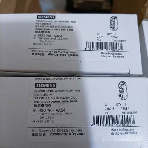 3RF2190-1AA04西门子固态继电器全新原装正品现货