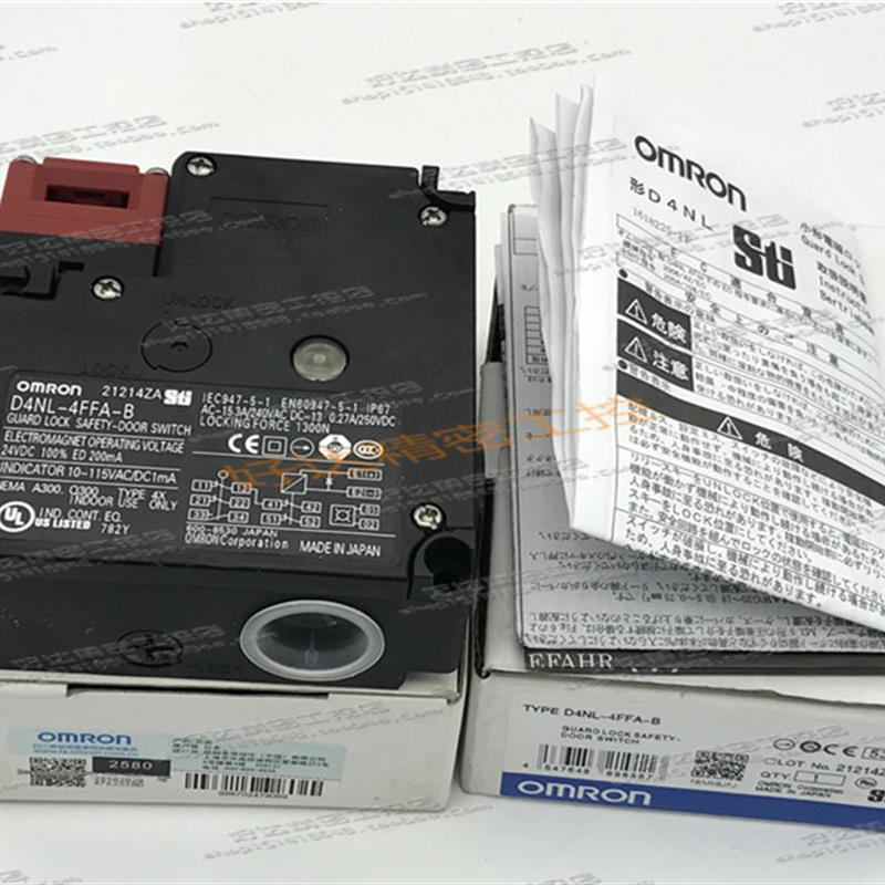 D4NL-1FFA-B D4NL-22FFA-B D4NL-4FFA- B欧姆龙安全开关 现货正品