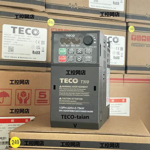 TECO东元变频器T310-2001-HC-E 多功能精巧型0.75KW询价