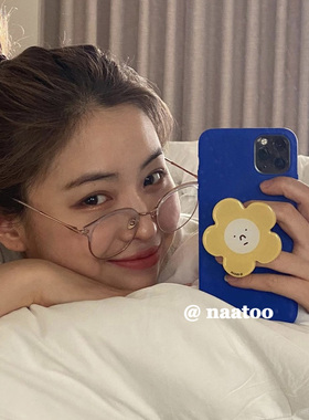 TORR｜自制韩国ins申留真同款适用iphone14/15手机壳可爱花朵气囊支架