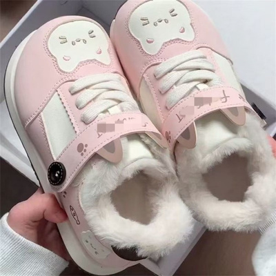 冬季二棉女鞋2025新款保暖加绒休