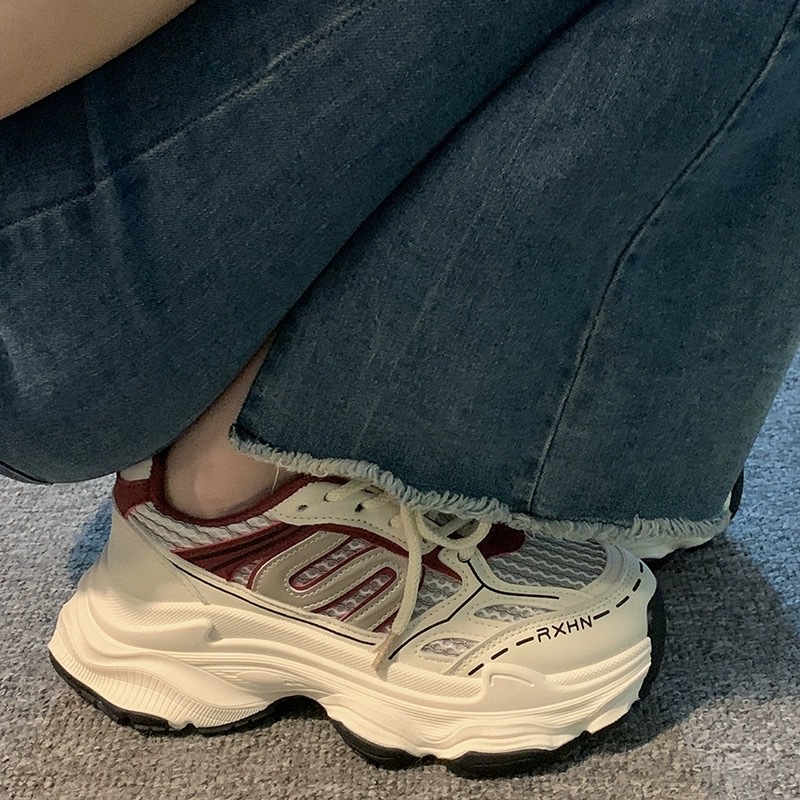 厚底老爹鞋子女2025新款爆款夏季