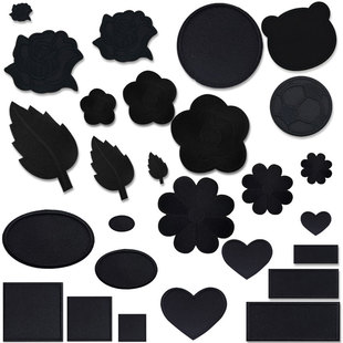 刺绣布贴树叶衣服补丁贴床单被套桌布瑕疵补洞贴修补贴羽绒服补丁