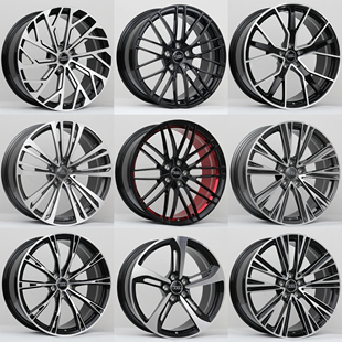 18寸17寸16奥迪A6L适用轮毂A4L A7改装 锻造