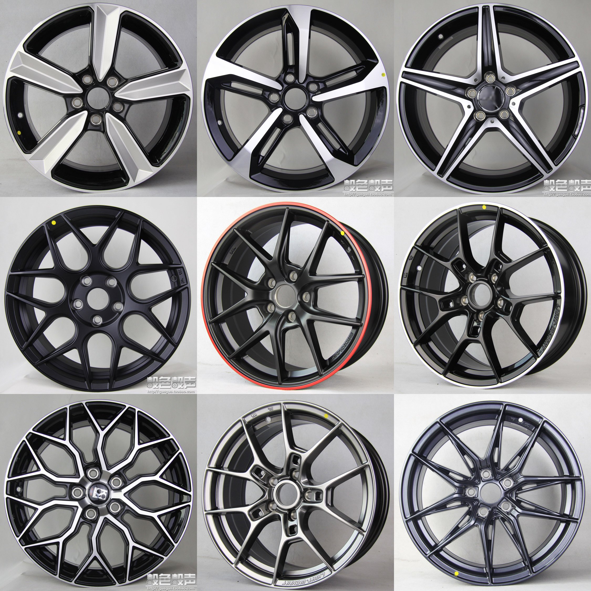 18寸koko改装汽车轮毂适用于本田丰田现代起亚日产特斯拉思域领克