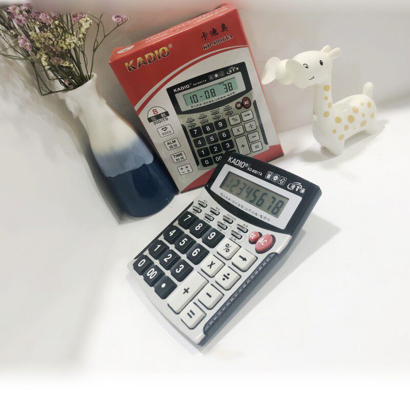 음성 계산기 금융 오피스 메카니컬 키보드 프런트 중형 컴퓨터 첨부 KADIO 8001 TA