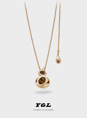 YGL福禄国潮复古中式葫芦项链