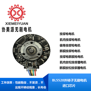 BL5520外转子无刷电机按摩器筋膜枪马达7.4v12v16.8V24v