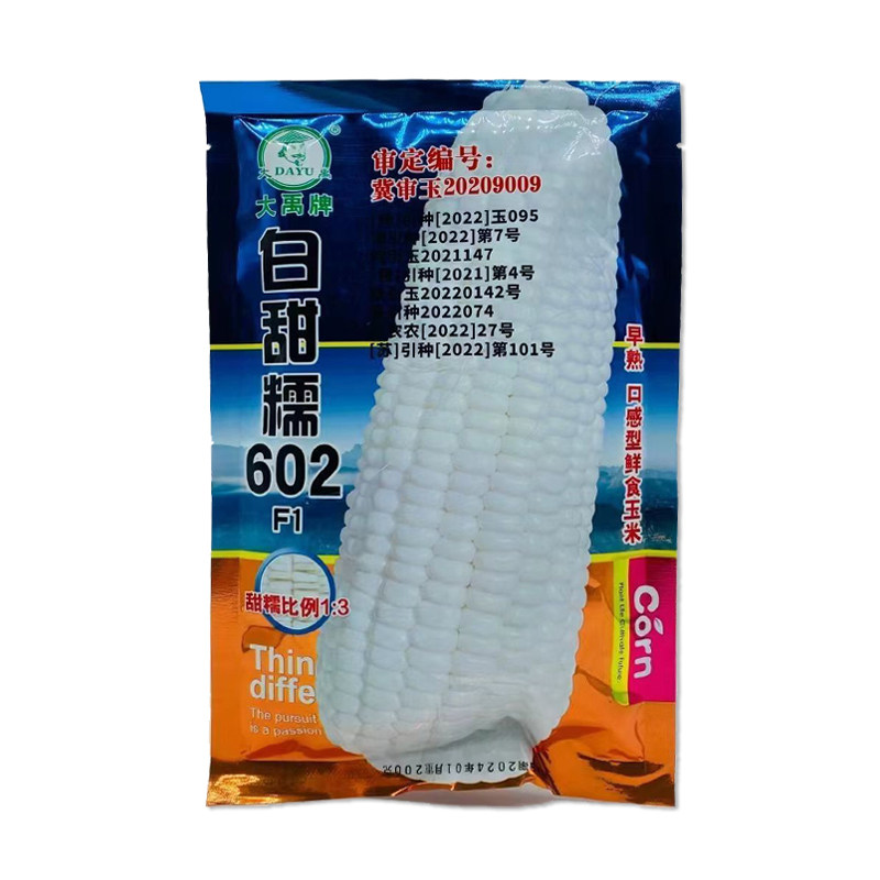 大禹白甜糯602玉米种子