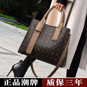 时尚手提包休闲大容量2023新款潮大气中年妈妈女士斜挎通勤女包包