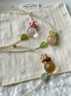 拾光 项链 在平常的日子里熠熠生辉 多面的光泽度 一只童手作原创