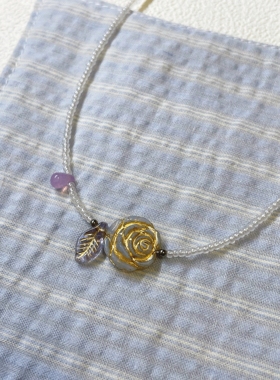 百搭饰品淡人小众锁骨链女生