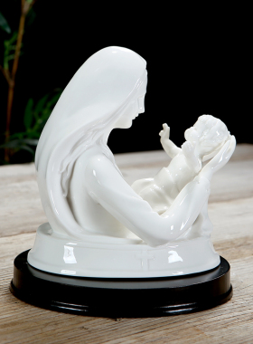 创意简约格调礼仪用品摆件陶瓷器雕像高级感小众轻奢高档礼品礼物