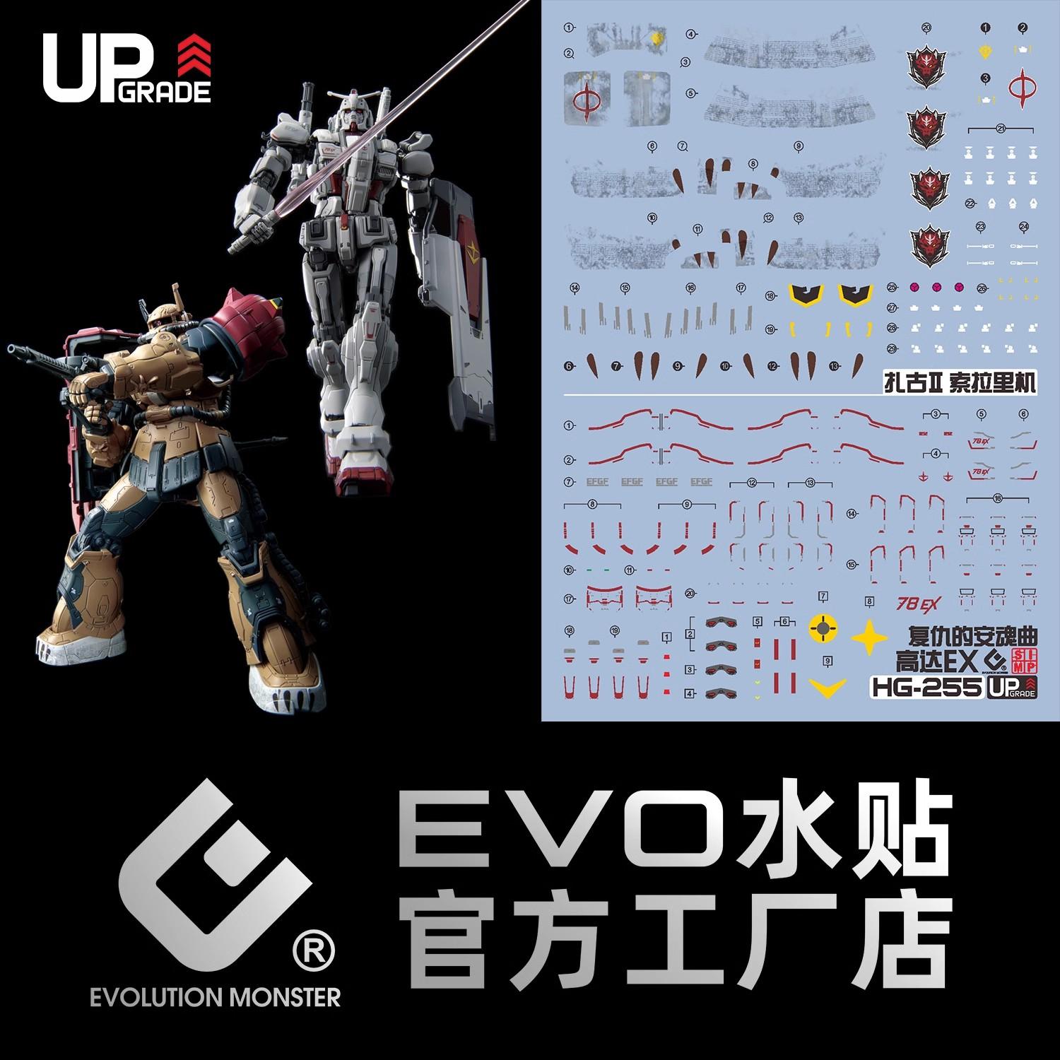 EVOHG镇魂曲水贴高达EX
