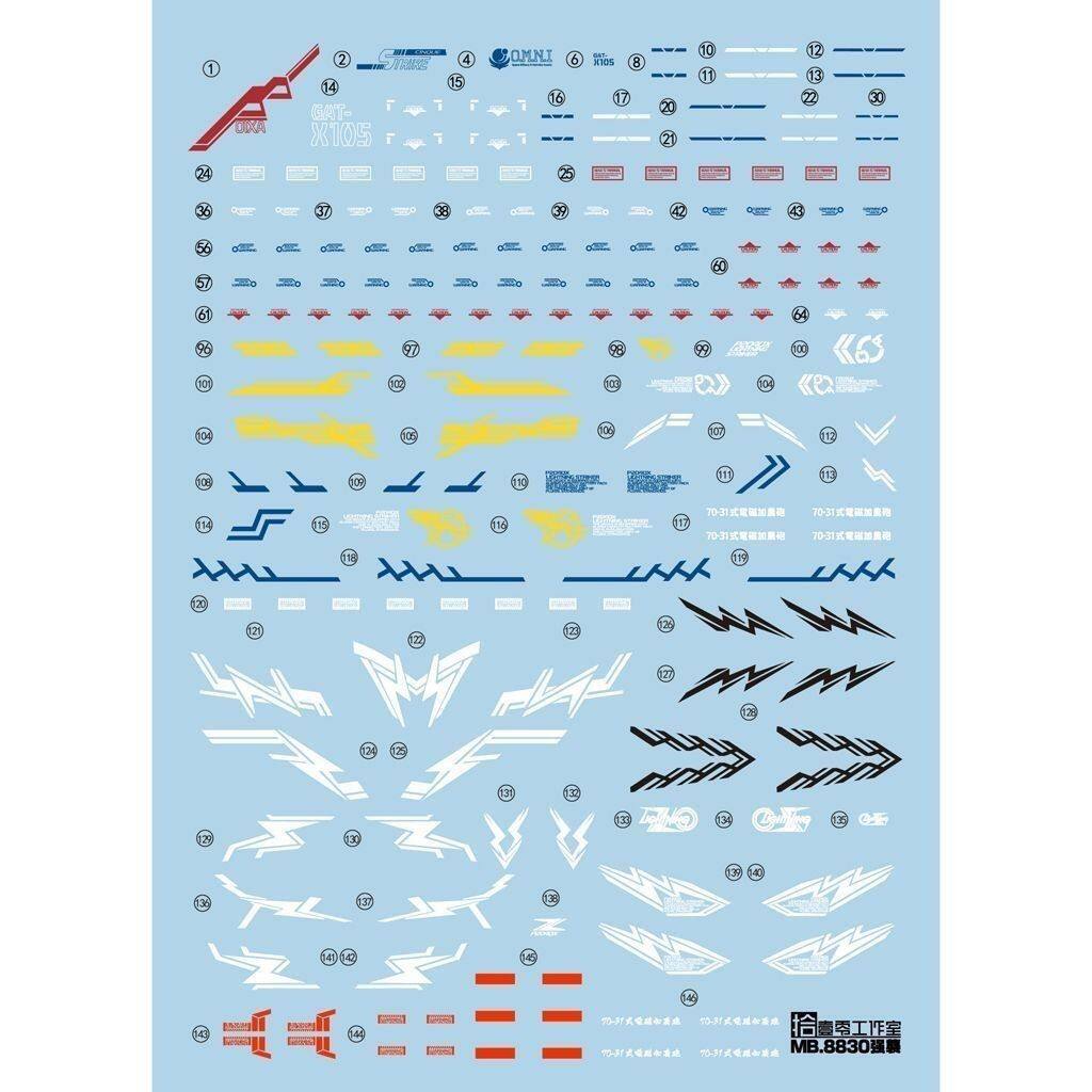 【拾壹零】MB 1/100 GAT-X105 强袭高达/闪电背包(8830).高清水贴