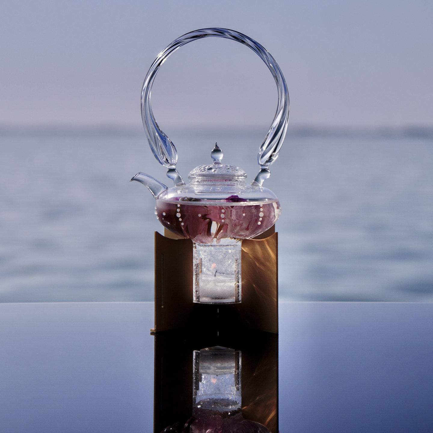 十卿朝露提梁壶高硼硅耐热玻璃烧水壶户外便携温茶炉可明火煮茶壶