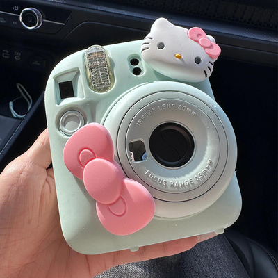 拍立得mini12保护壳富士相机纯色保护套防摔硅胶软壳kt装饰小配件
