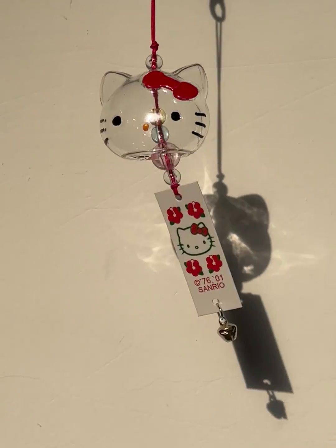 风铃挂饰HelloKitty同款猫咪日式可爱迷你车载挂件生日礼品配饰