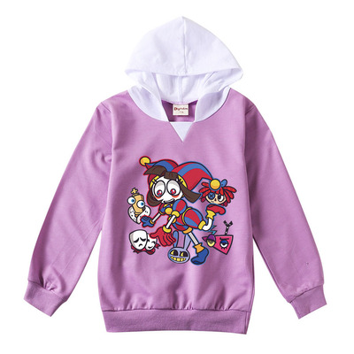 神奇的数字马戏团儿童套头卫衣