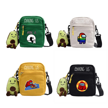 among us太空狼人杀儿童斜跨包运动休闲户外单肩学生小方包开学季