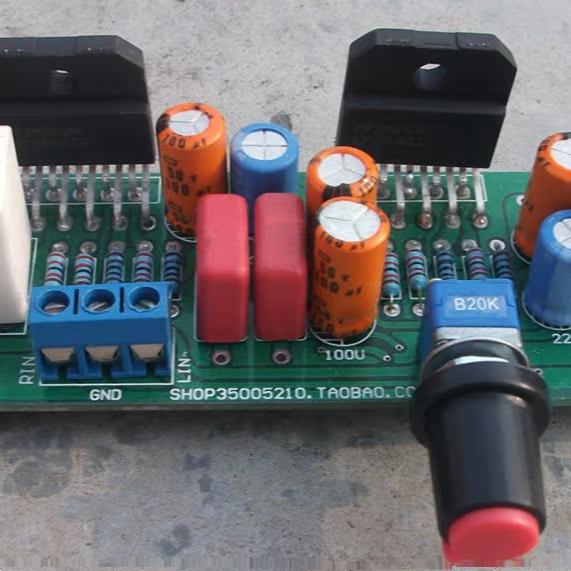经典LM3886迷你功放板2x68W双声道或140W-BTL单声道特价优惠包邮