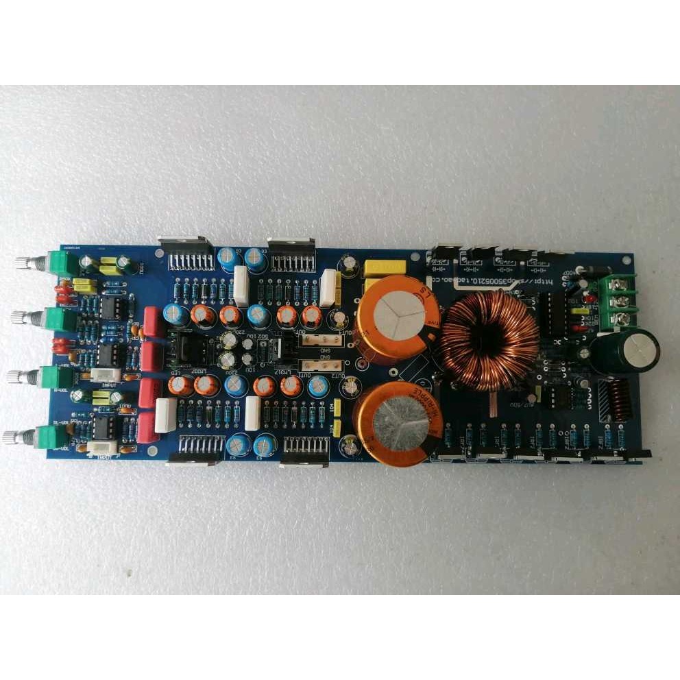 直流12V 免调试 TDA7294 4X100W 4声道带高低音调节功放